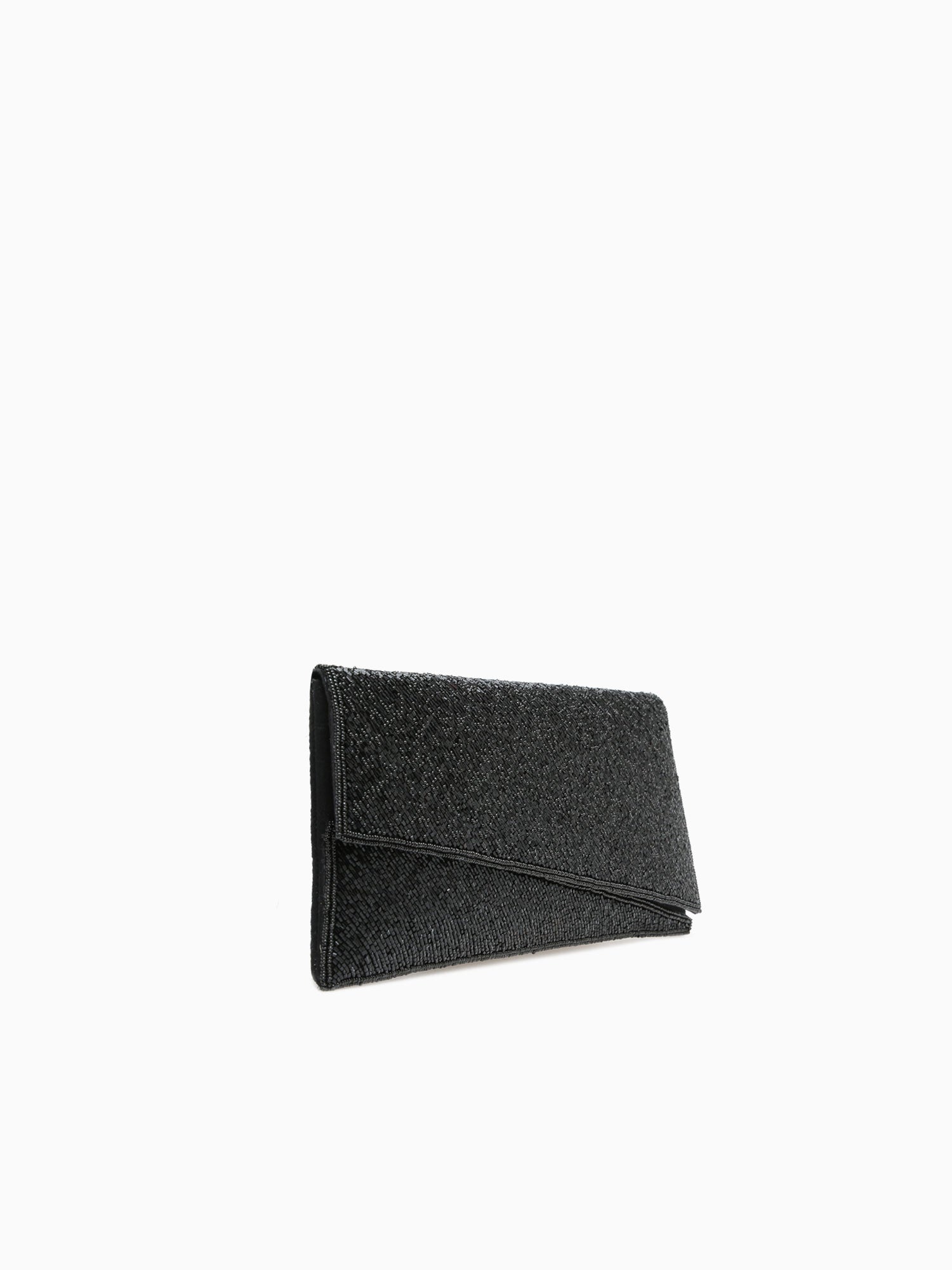 Bead Clutch Black Black