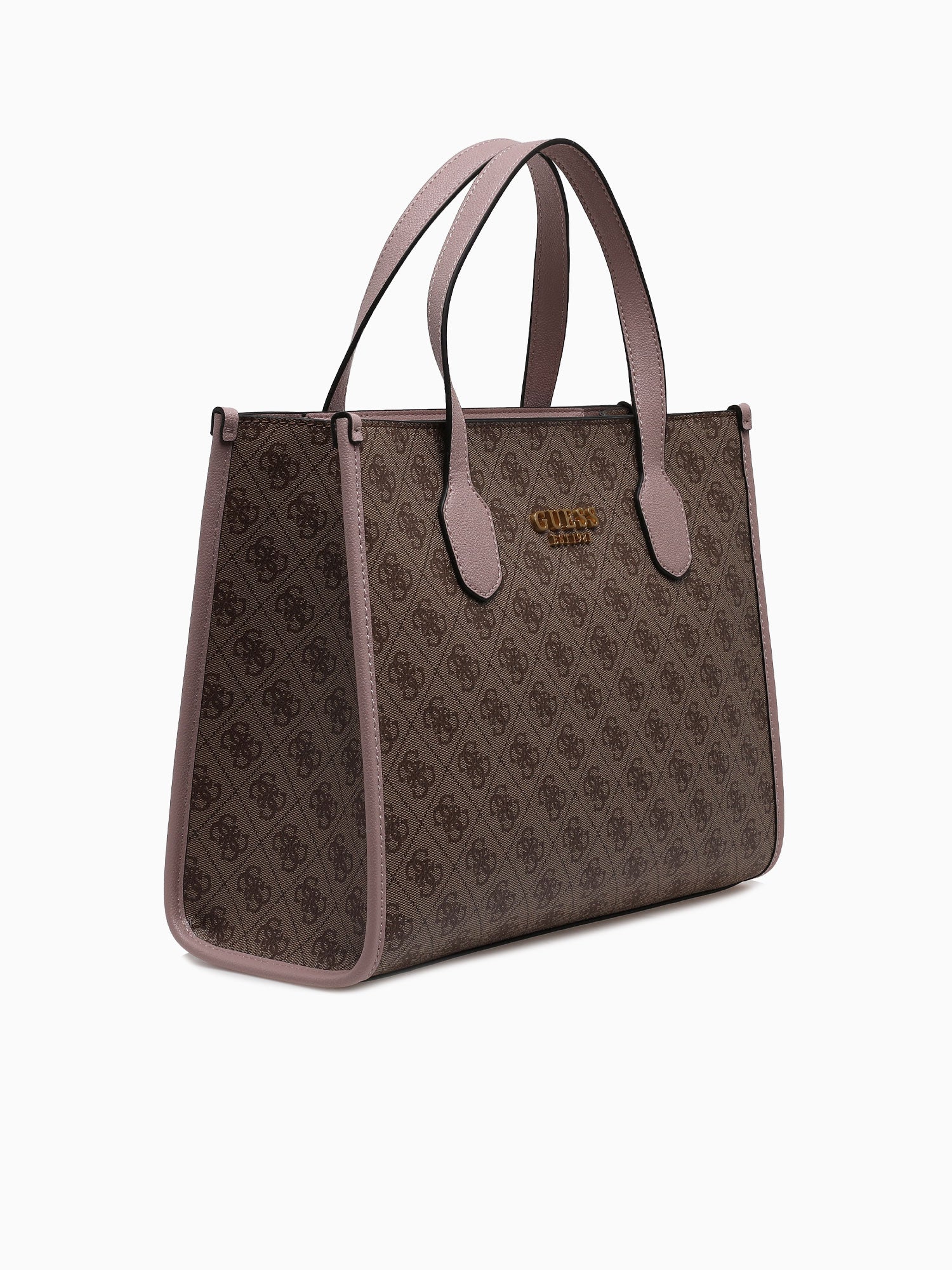Silvana Small Tote Latte Logo Rosewood Light Pink
