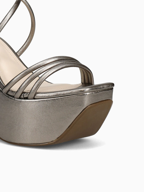 Alicia Pewter Nappa Metal Pewter / 5 / M