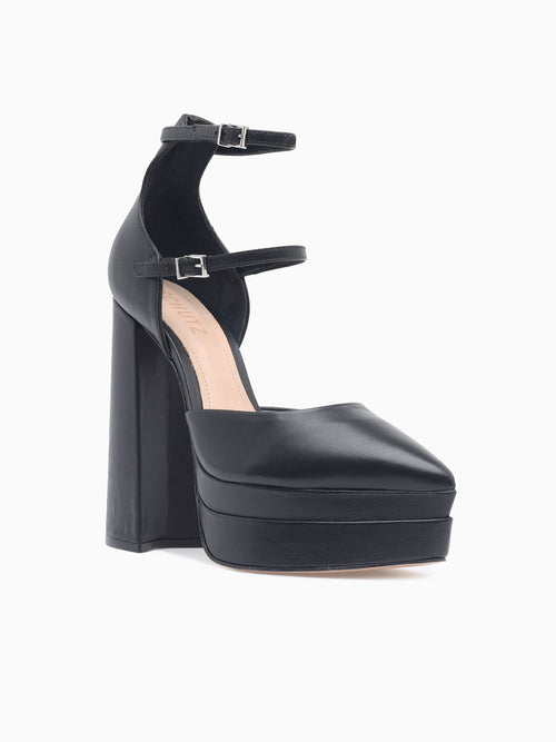 Mia Black Leather Black / 5 / M