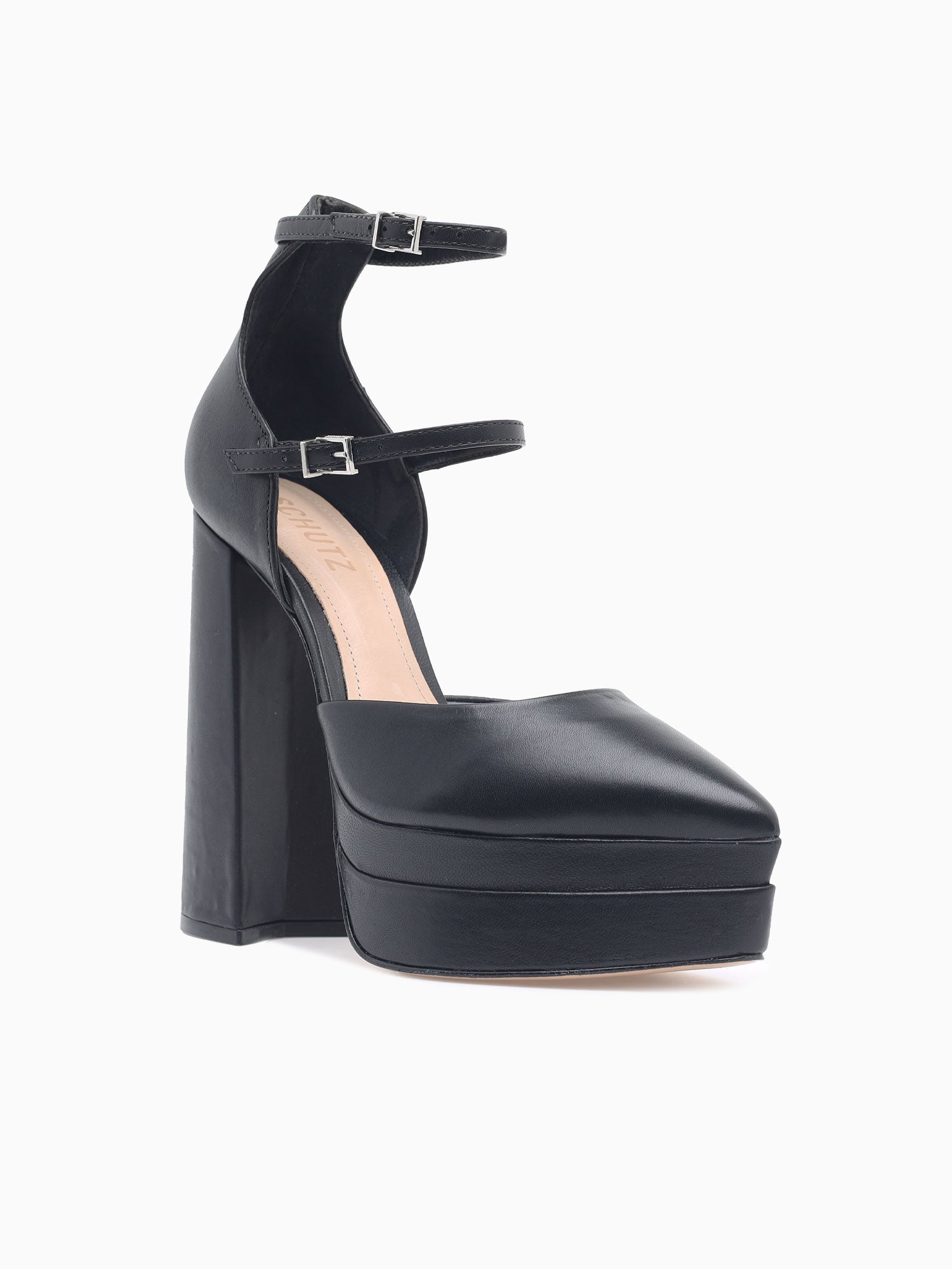 Mia Black Leather Black / 5 / M