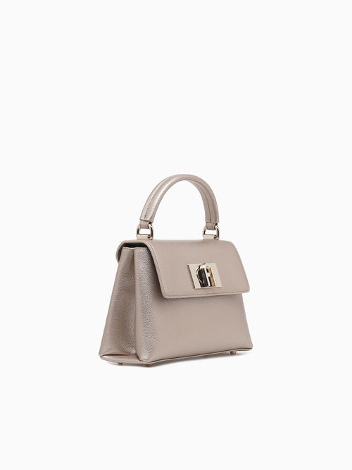 Furla 1927 Mini Top Handle Champagne Gold