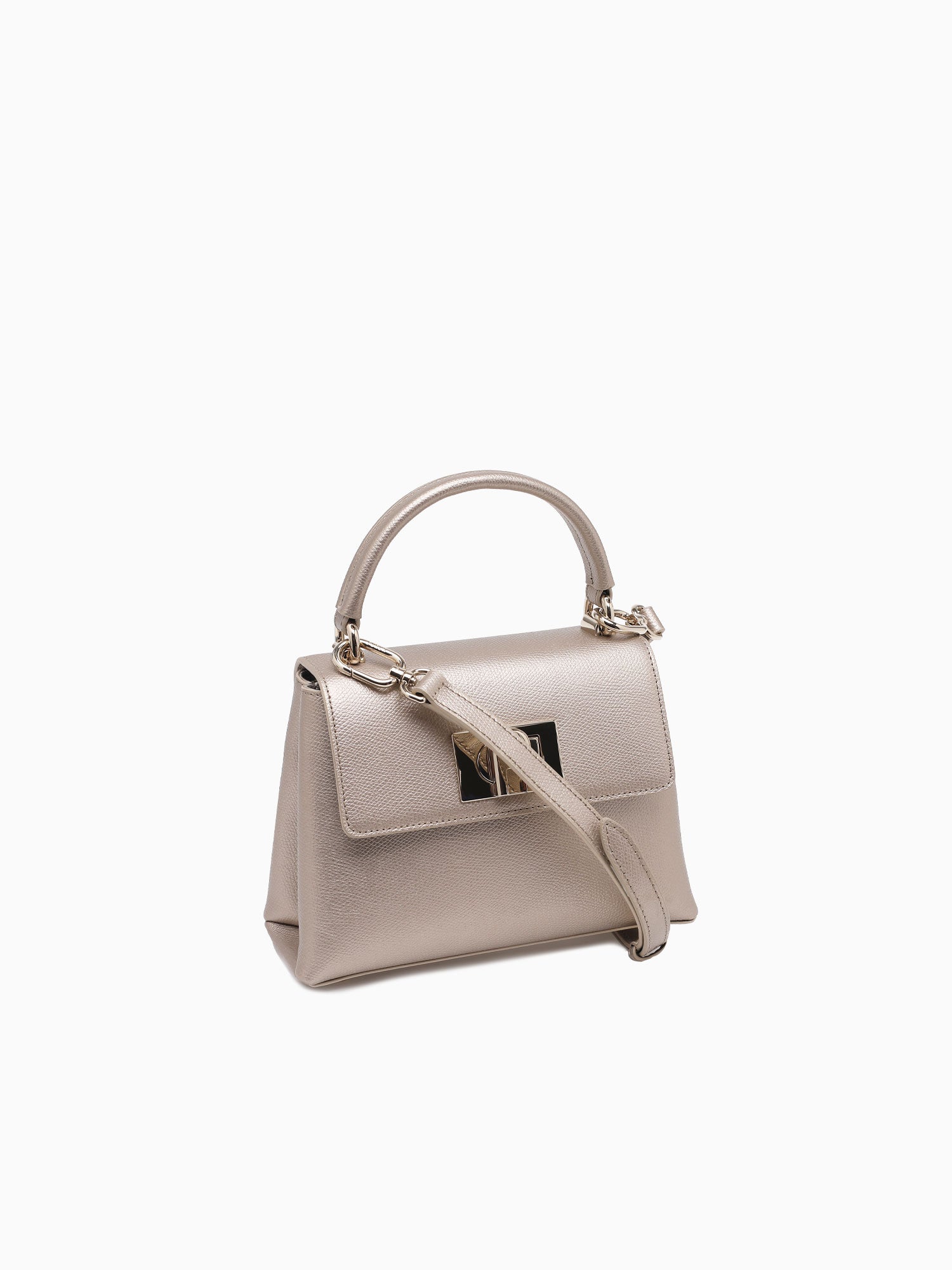 Furla 1927 Mini Top Handle Champagne Gold