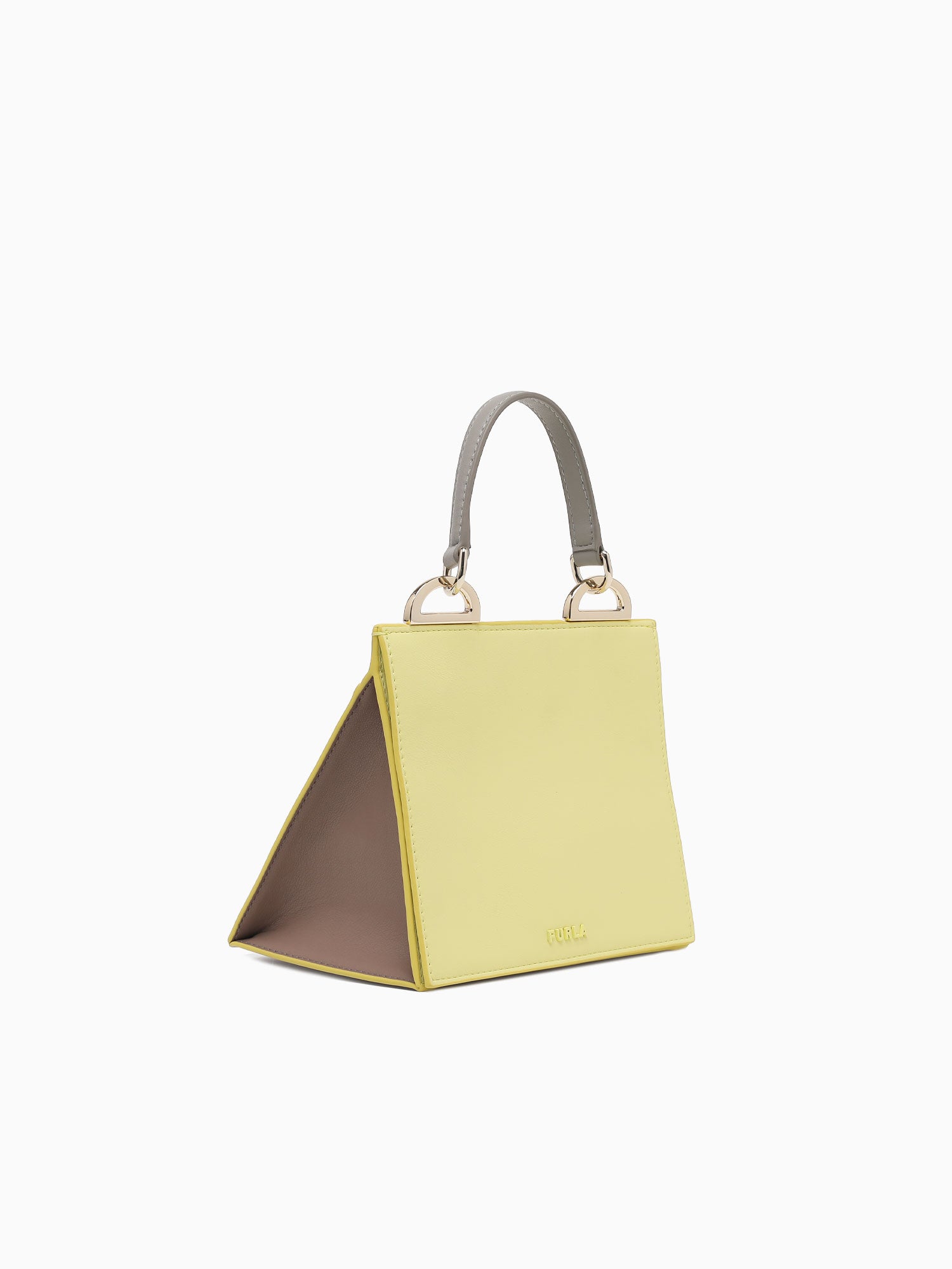 Furla Linea Futura Mini Top Zest+greige Yellow