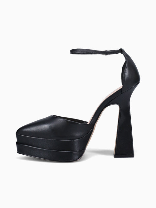 Alessia Black Leather Black / 5 / M