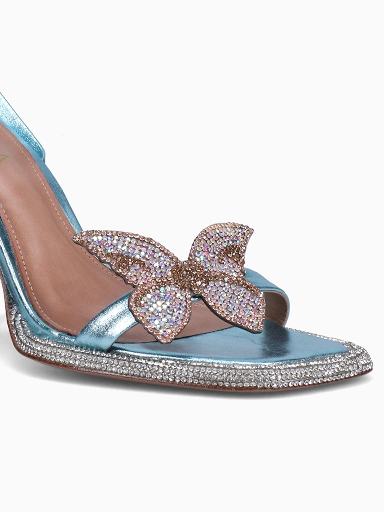 Sheli Cristal Safira Leather Blue / 5 / M