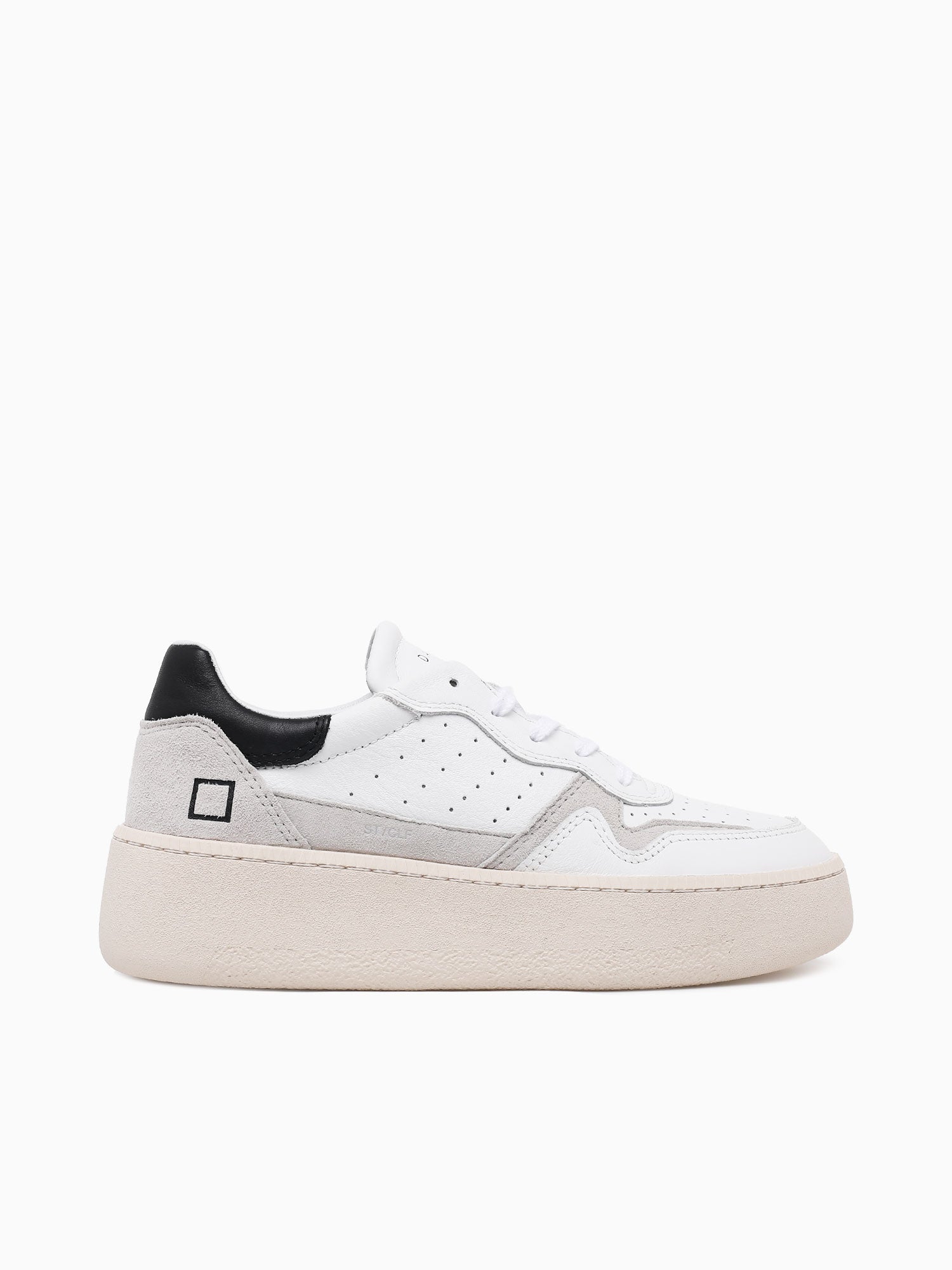 Step White Black calf White / 36 / M