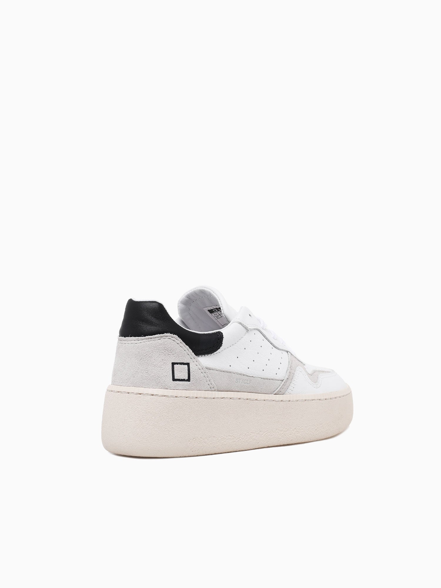 Step White Black calf White / 36 / M