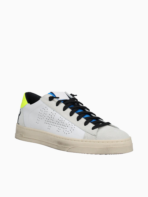 Jack Kcm White Green Blue leather Multi / 41 / M