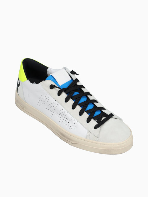 Jack Kcm White Green Blue leather Multi / 41 / M
