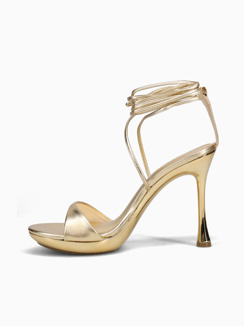 Lucia Gold Nappa Metal Gold / 5 / M