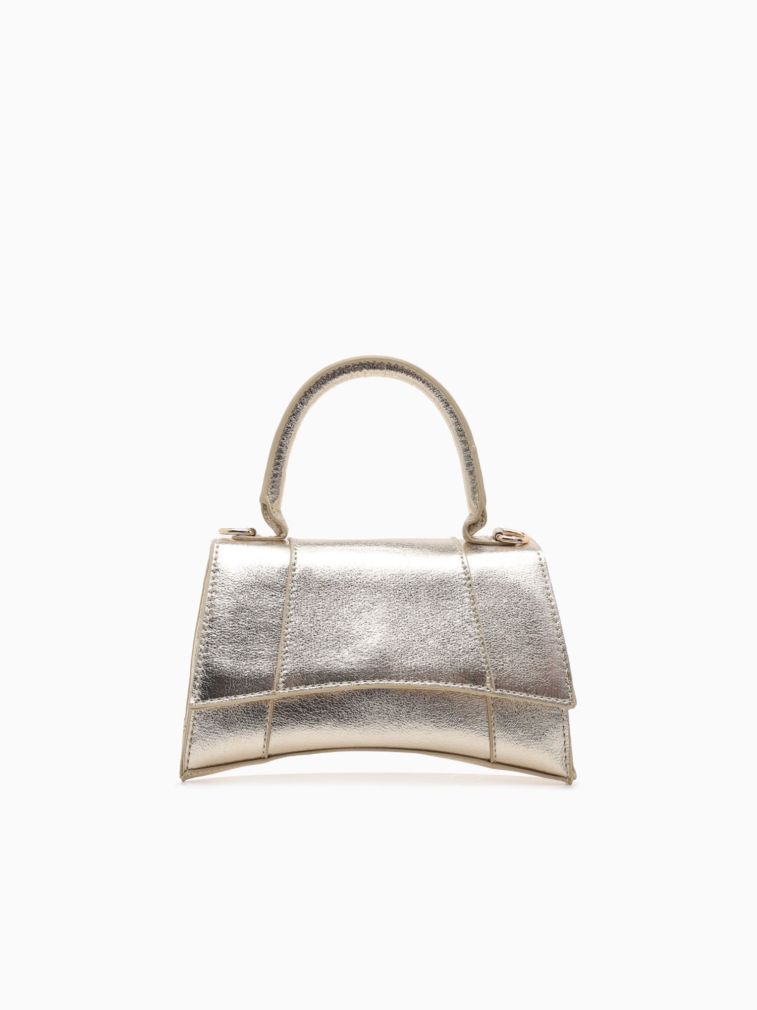 Lucas Metallic Top Handle Gold Gold