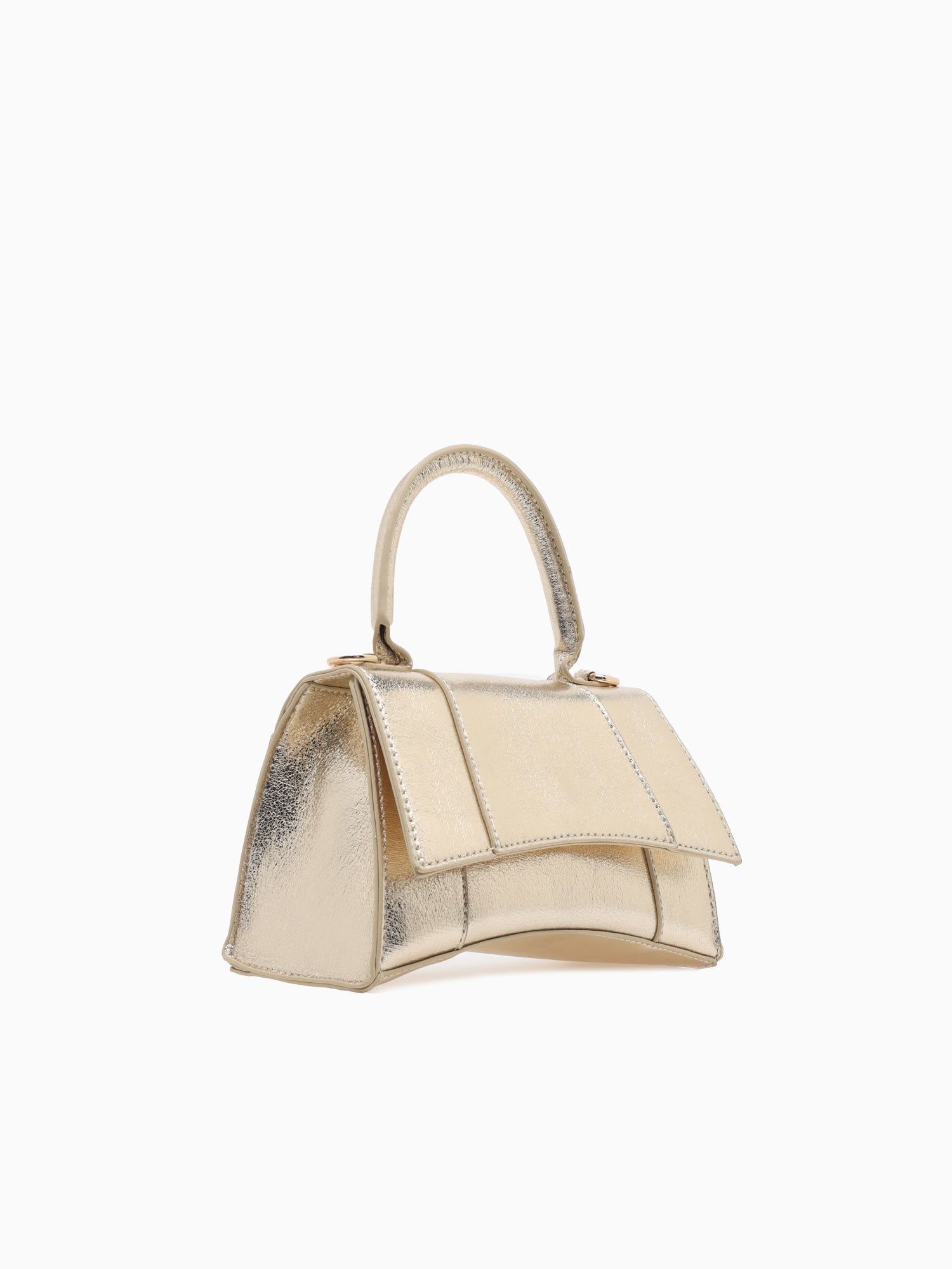 Lucas Metallic Top Handle Gold Gold