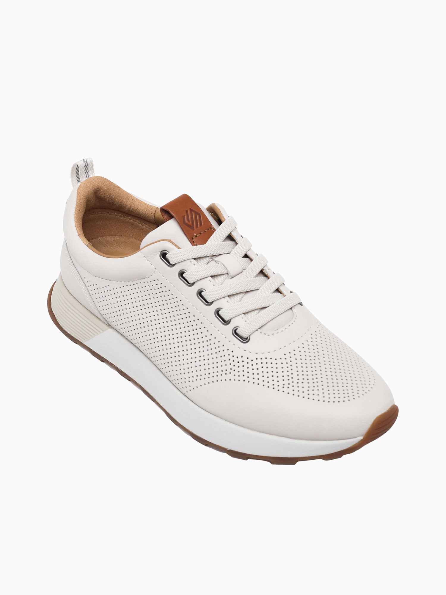 Kinnon Perfed Jogger White Full Grain White / 7 / M