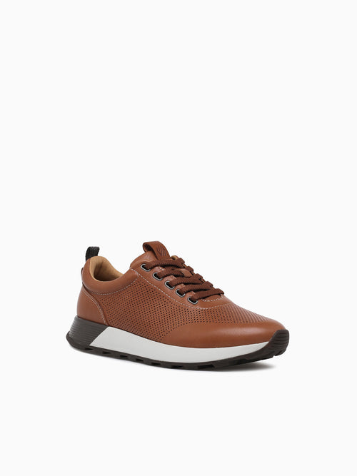 Kinnon Perfed Jogger Tan Full Grain Tan / 7 / M