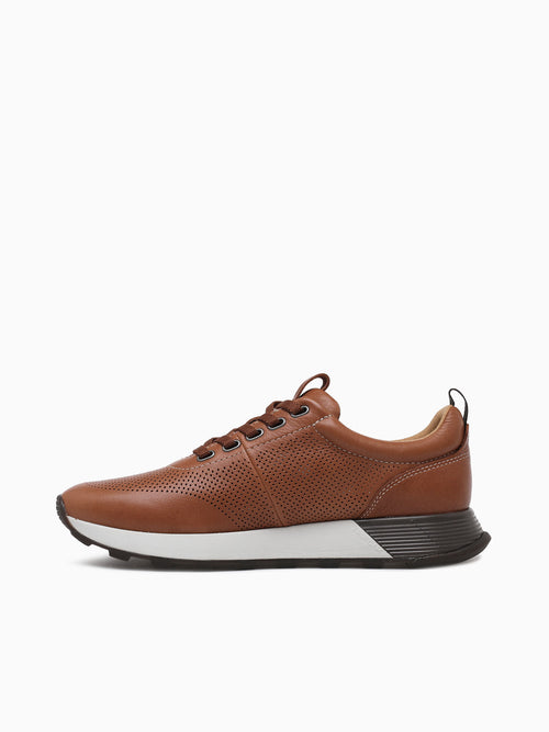 Kinnon Perfed Jogger Tan Full Grain Tan / 7 / M
