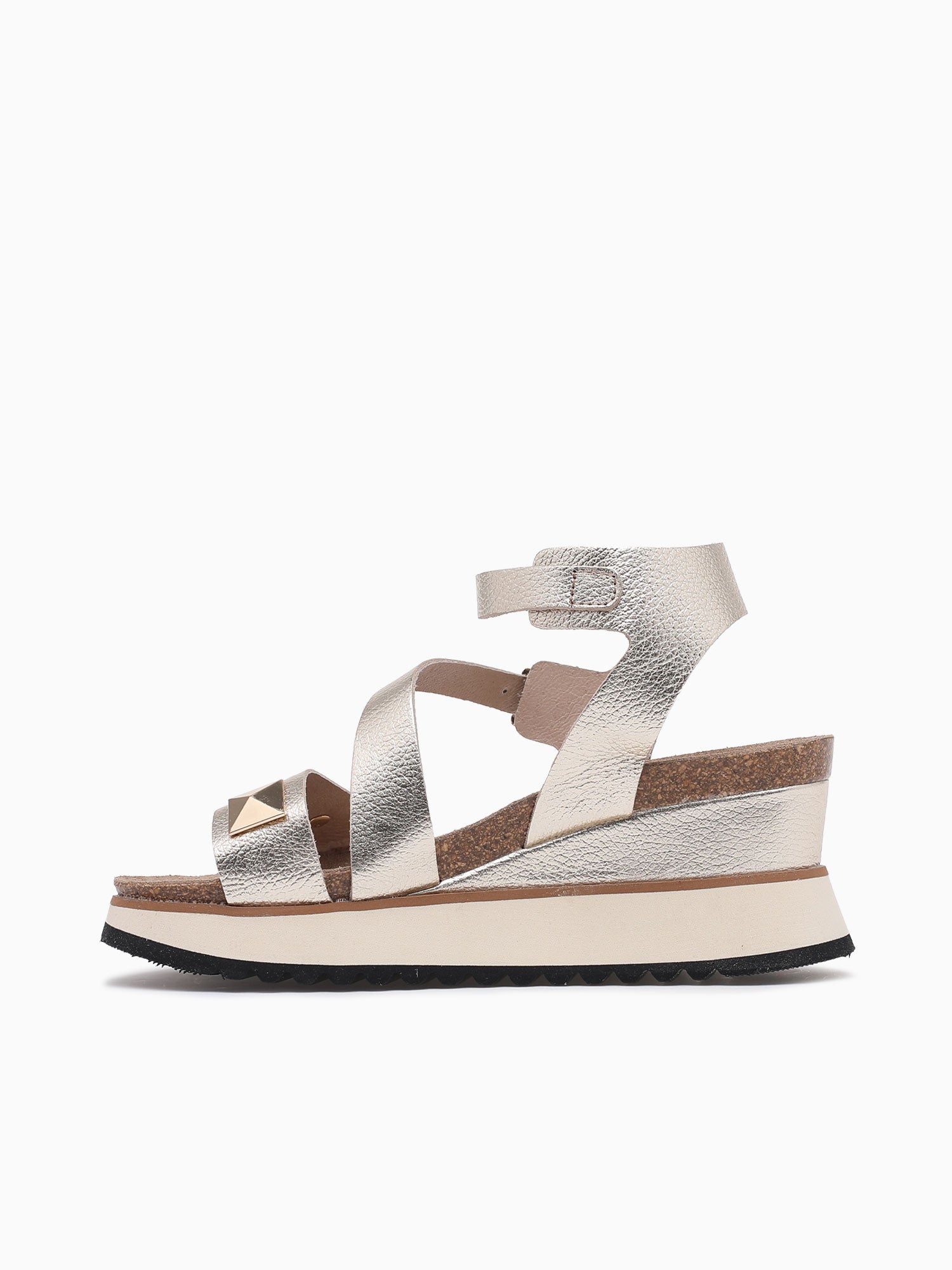 6111 Platino Metal Leather Platinum / 36 / M