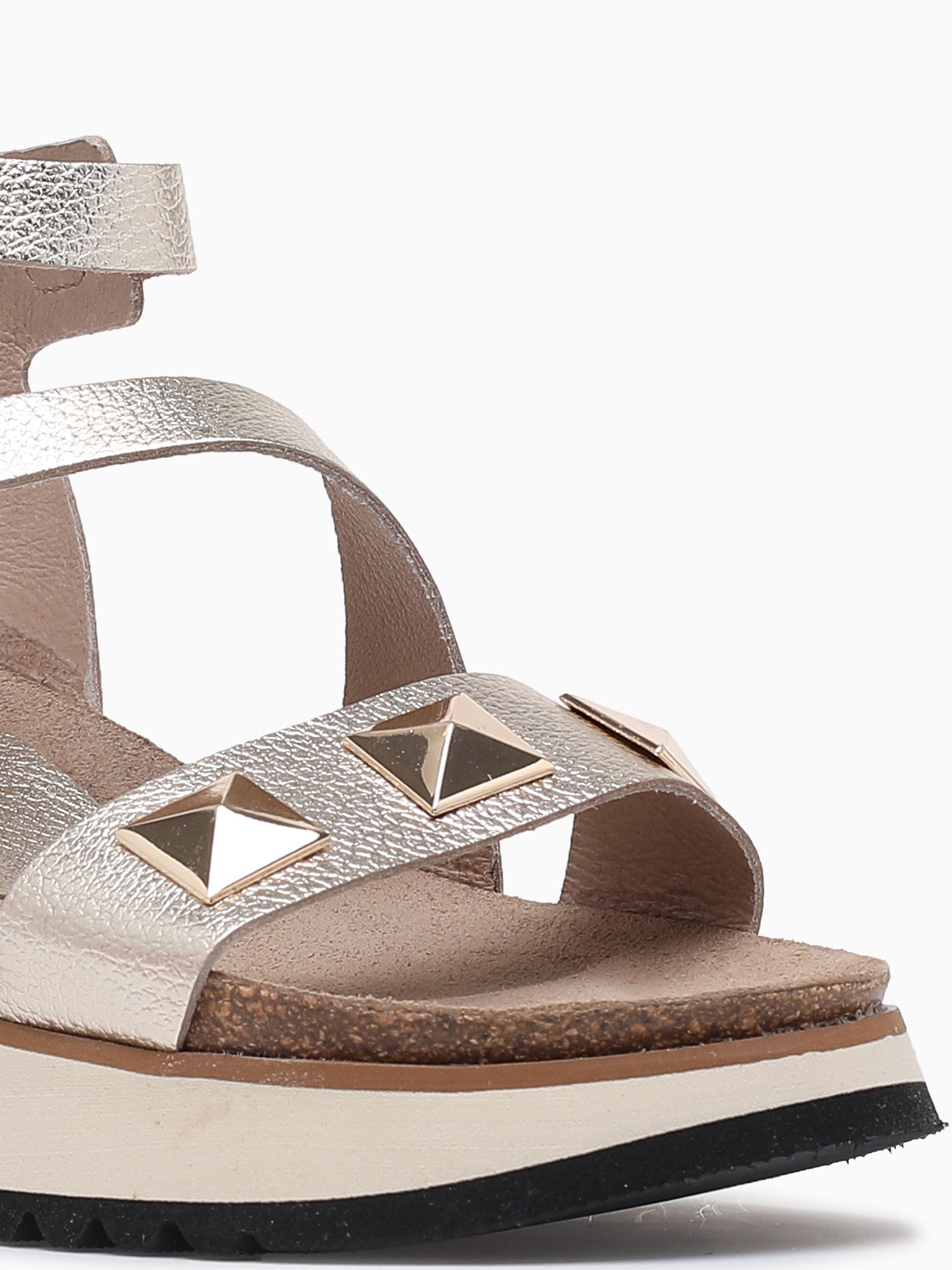 6111 Platino Metal Leather Platinum / 36 / M