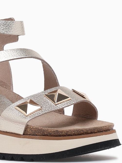 6111 Platino Metal Leather Platinum / 36 / M
