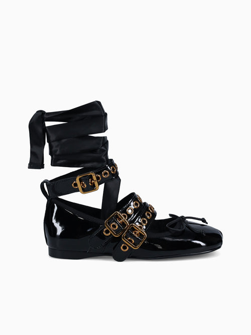 Ballote Black Gold leather Black / 5 / M