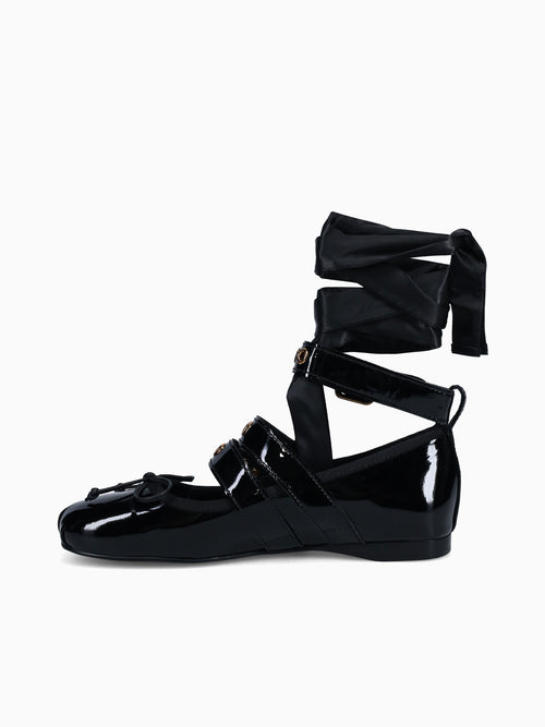Ballote Black Gold leather Black / 5 / M