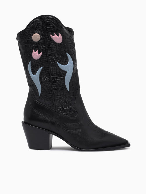 Montereal Preto Calf Black / 5 / M