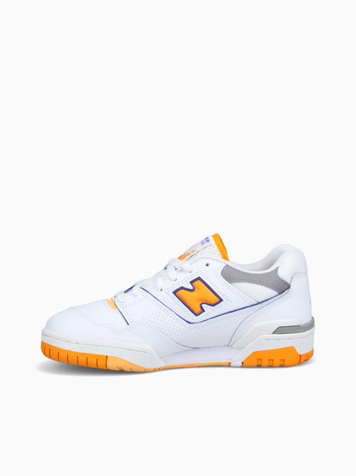 550 White Orange leather Orange / 4 / M