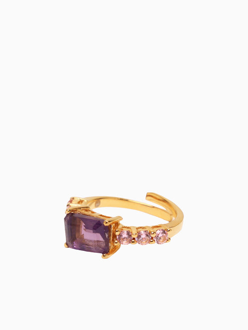 Princess Ring Amethyst Purple Multi / ONE