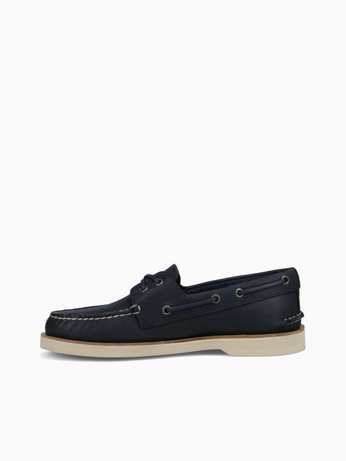 A O 2eye double sole navy leather Navy / 7 / M