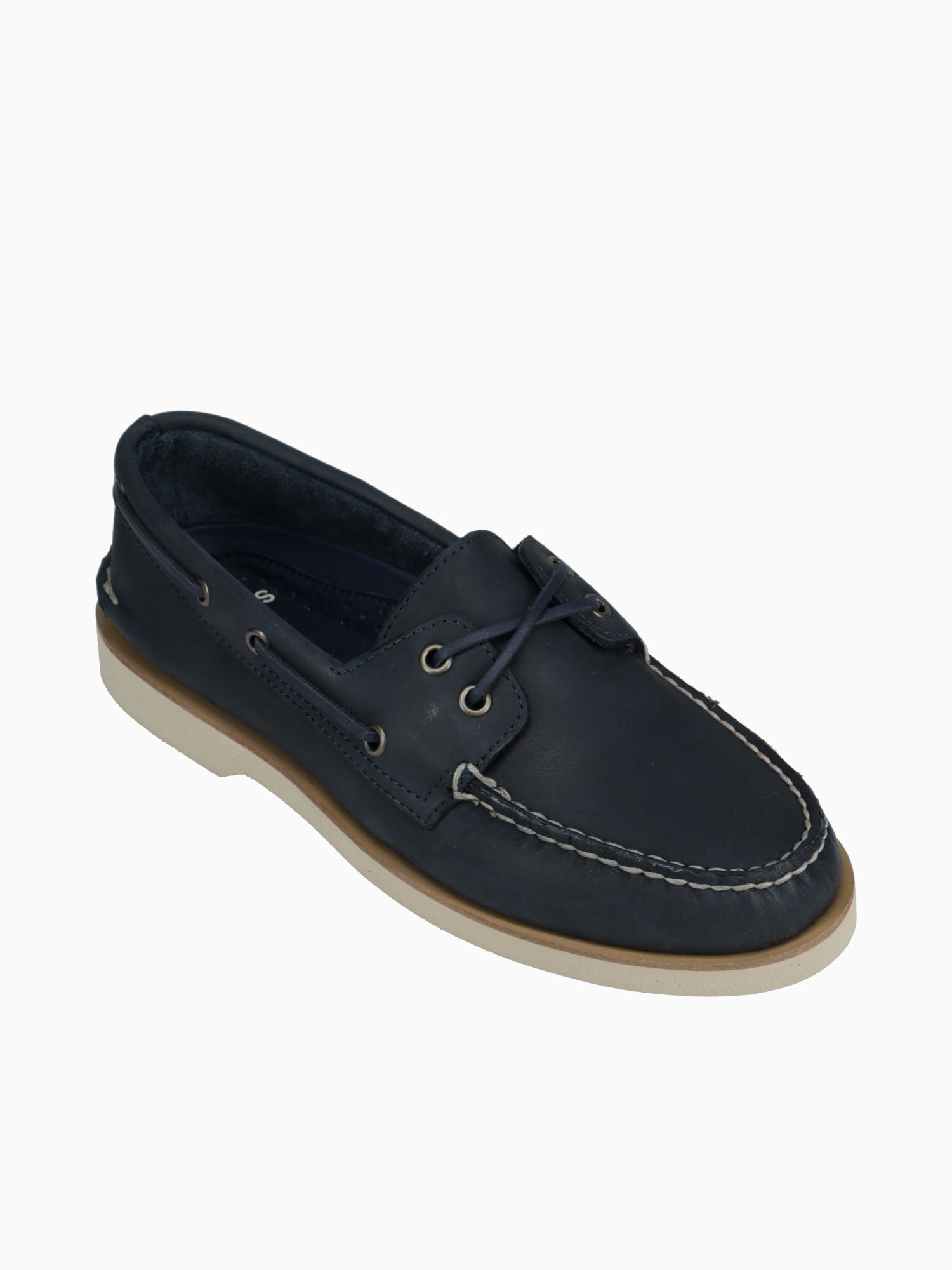 A O 2eye double sole navy leather Navy / 7 / M