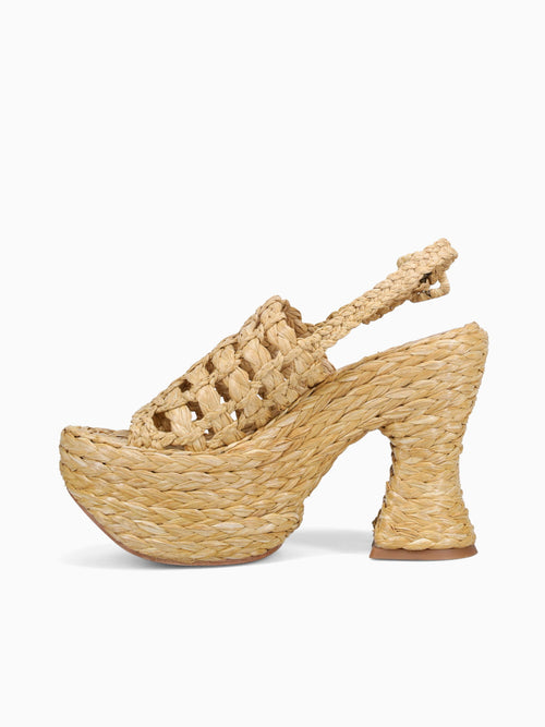 Bruna1 Natural Raffia Natural / 36 / M