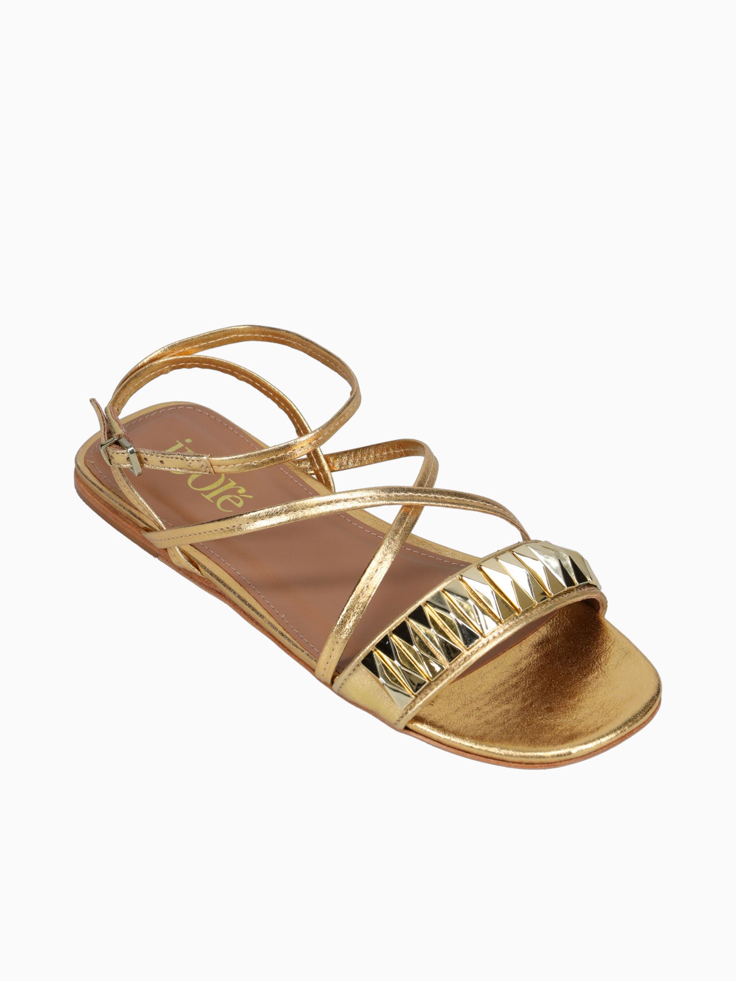 Siobhan Gold Cristal– Novus Shoes