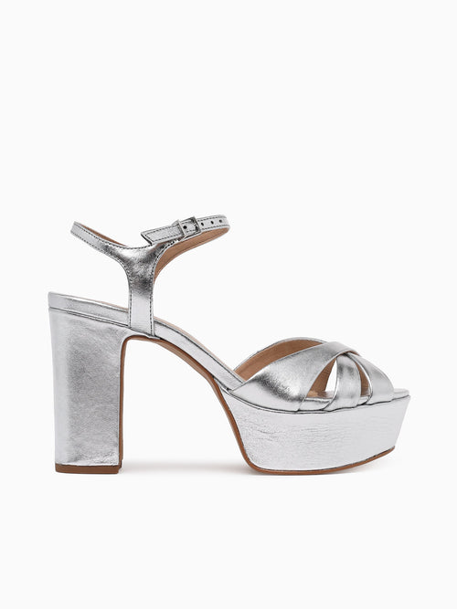 Agnes Silver Met Nappa Silver / 5 / M