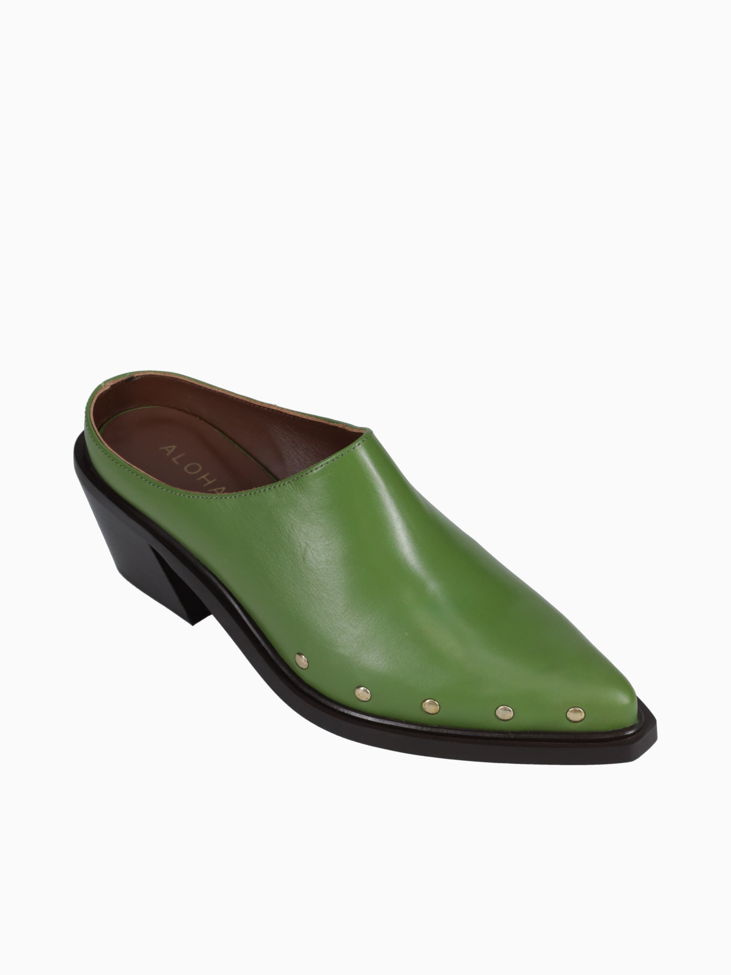 Lorenzo Evergreen Leather Green / 36 / M
