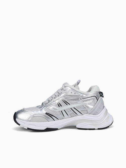 Race Silver Patent Microfiber Silver / 36 / M