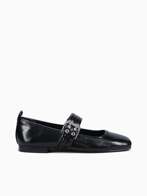 Arora Midnight Crinkle Patent Black / 5 / M