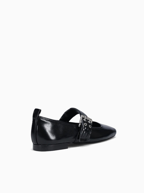 Arora Midnight Crinkle Patent Black / 5 / M