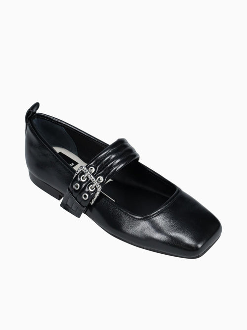 Arora Midnight Crinkle Patent Black / 5 / M