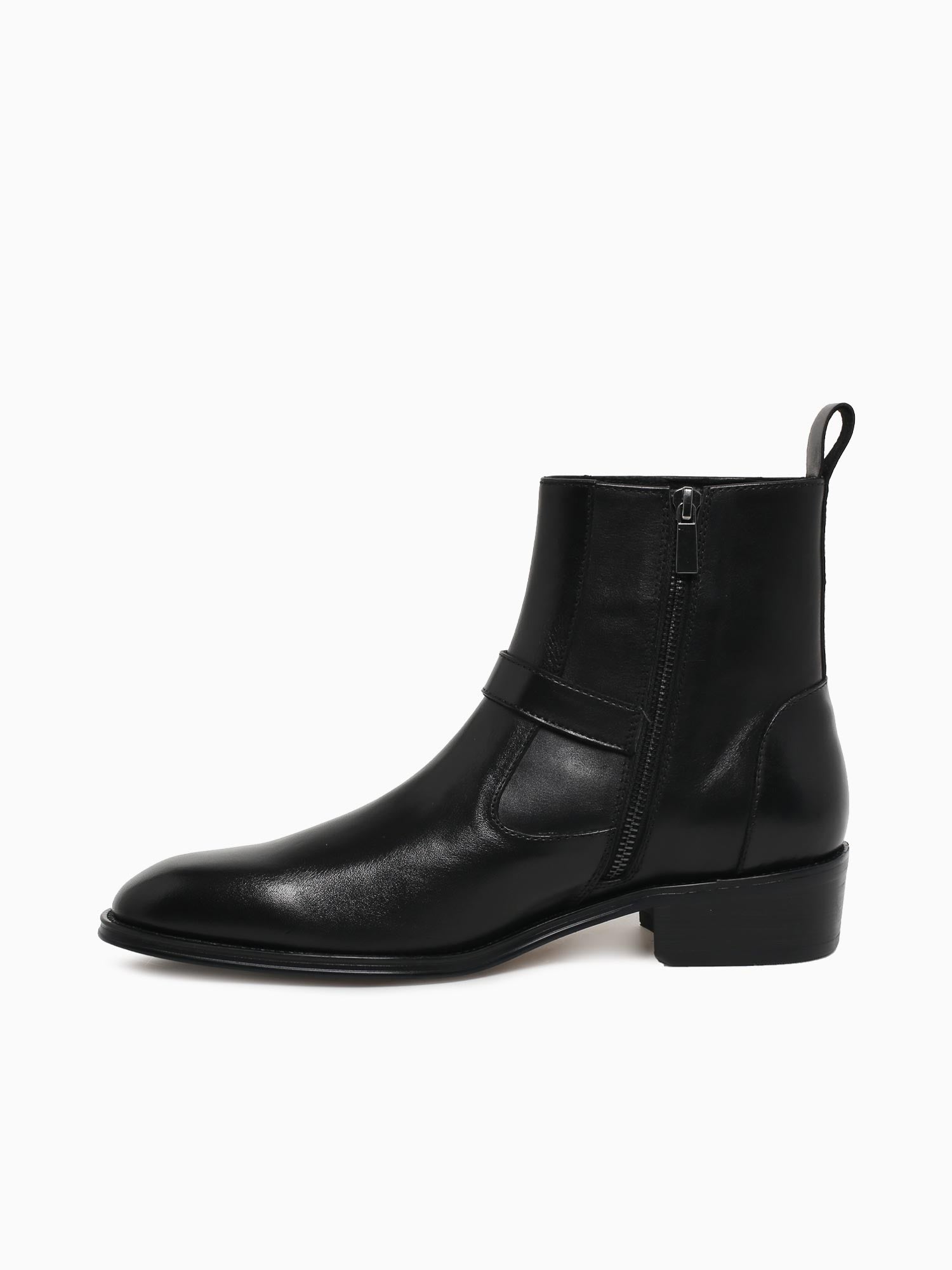 Hemmi Black Brushed Calf Leather Black / 7 / M