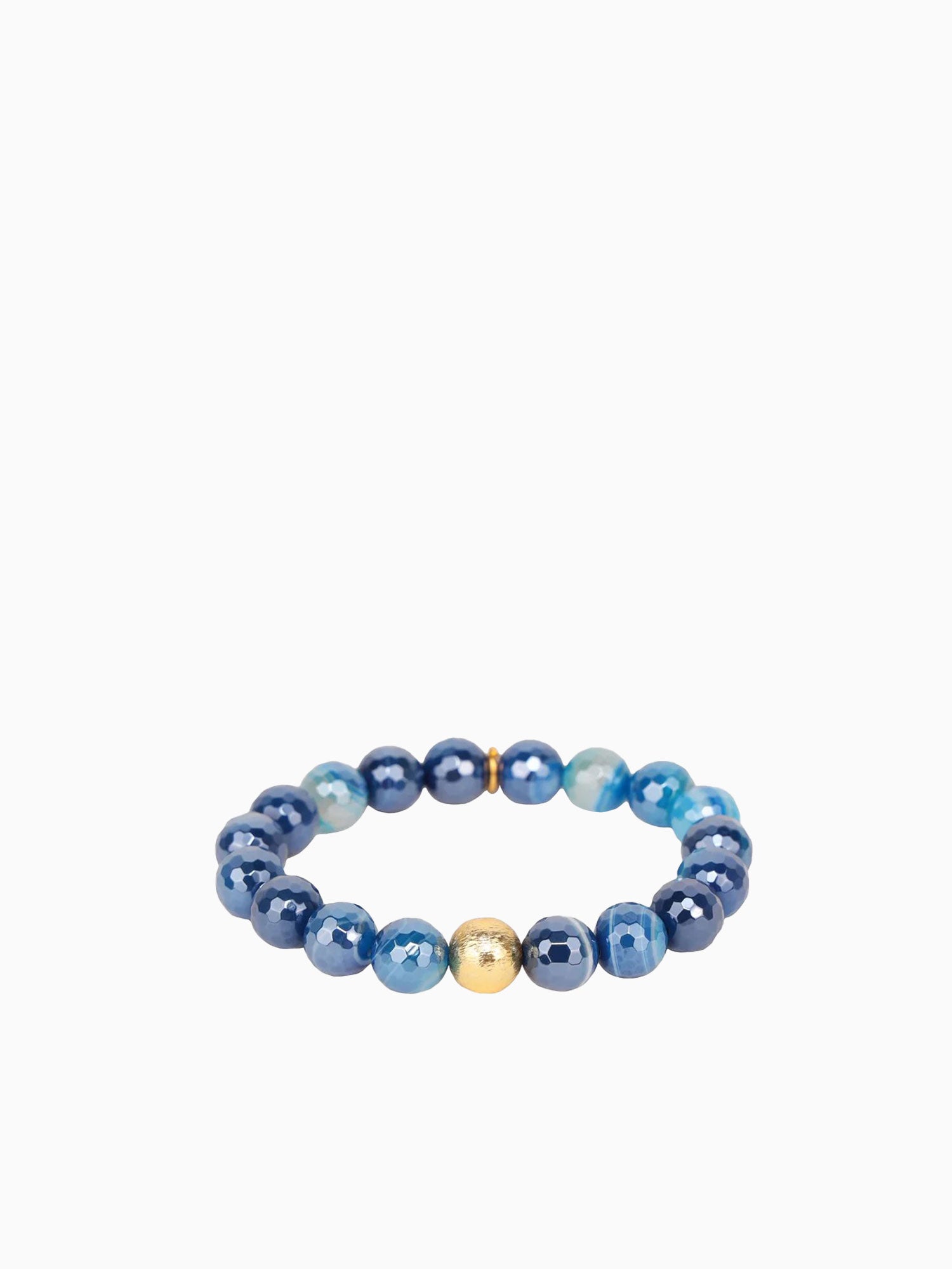 Mélange Beaded Bracelet Sapphire Blue