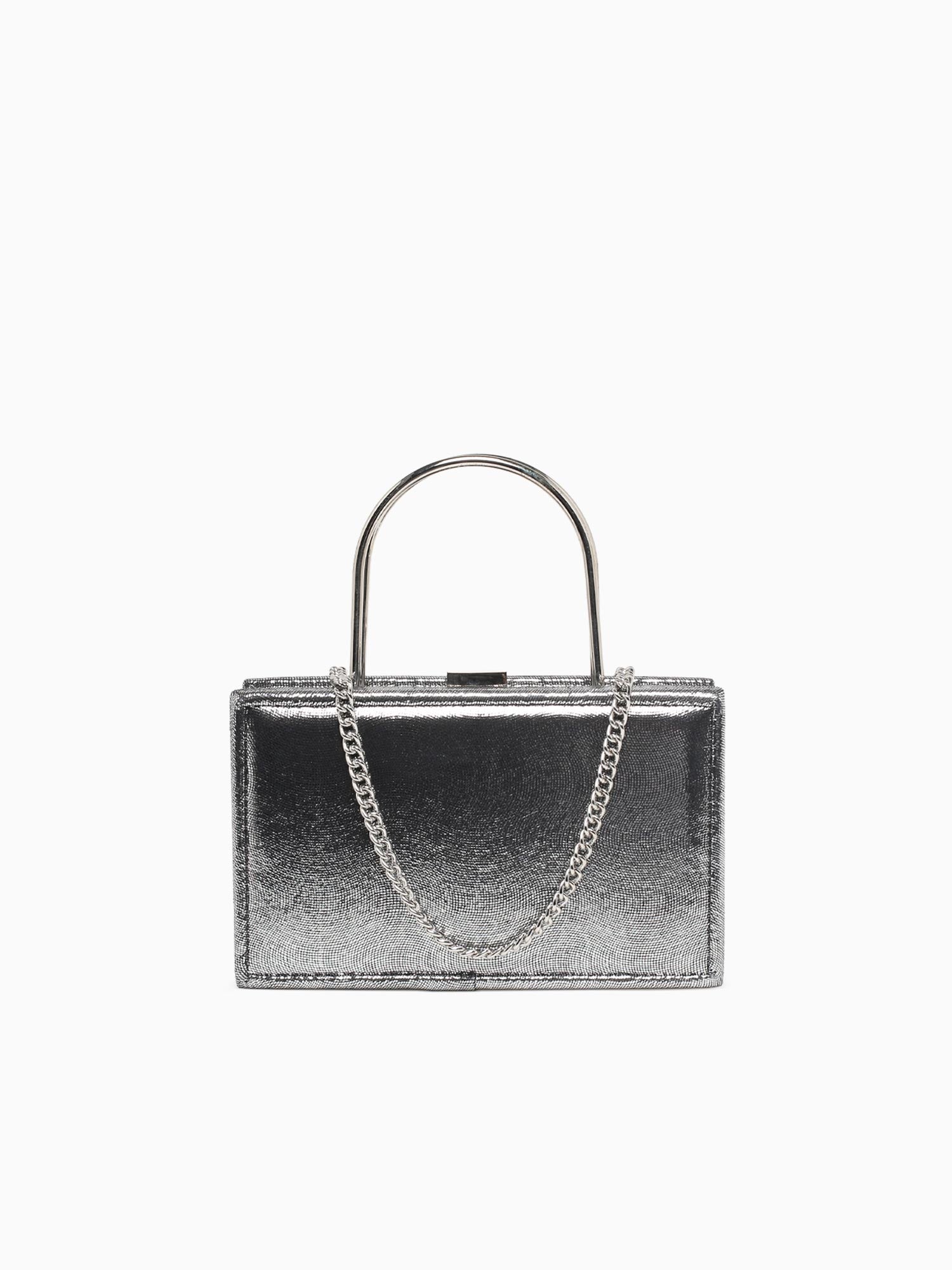 Charlie Top Handle Pewter Pewter