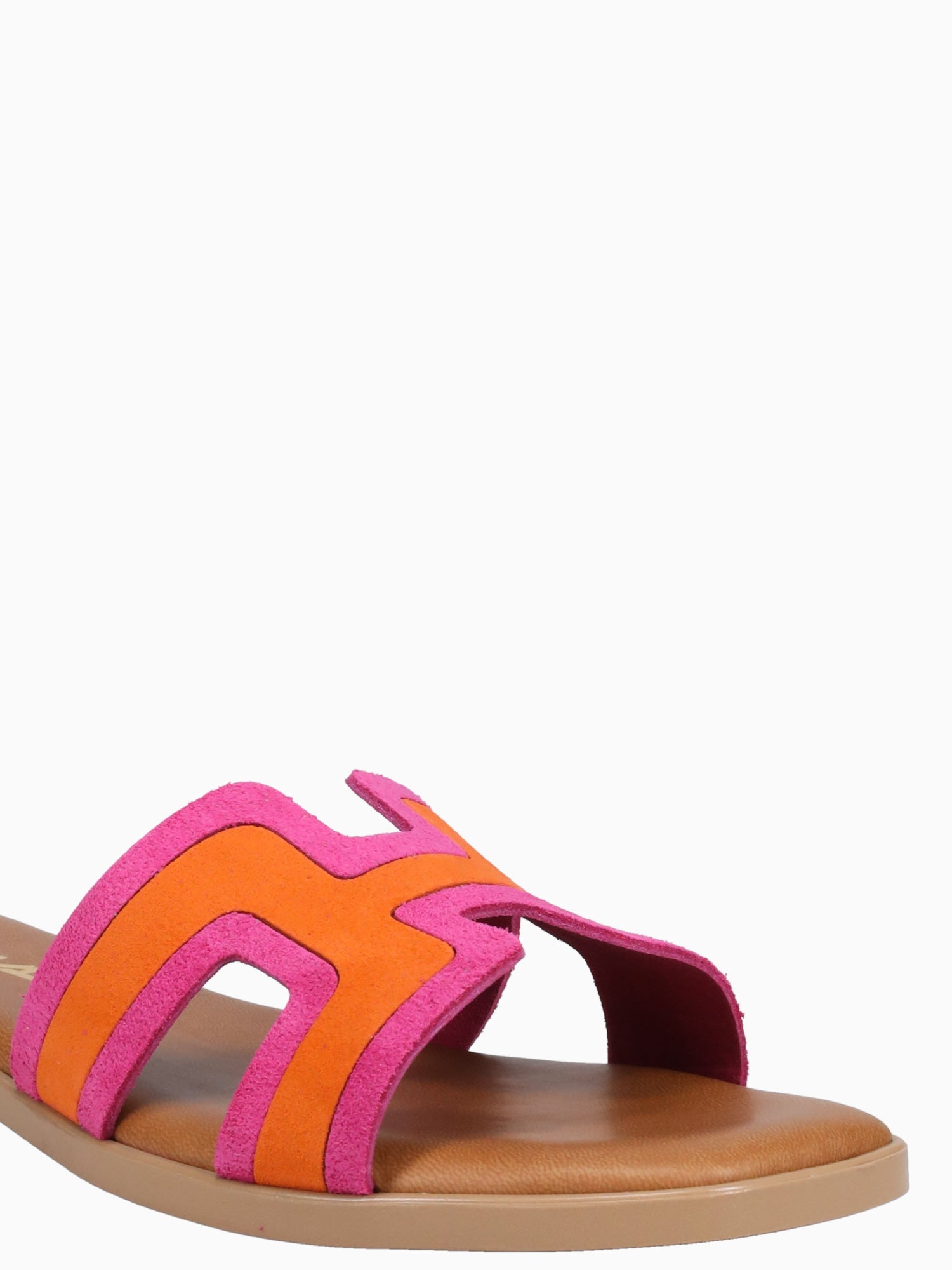 Tropea Fuschia Orange suede Pink / 5 / M