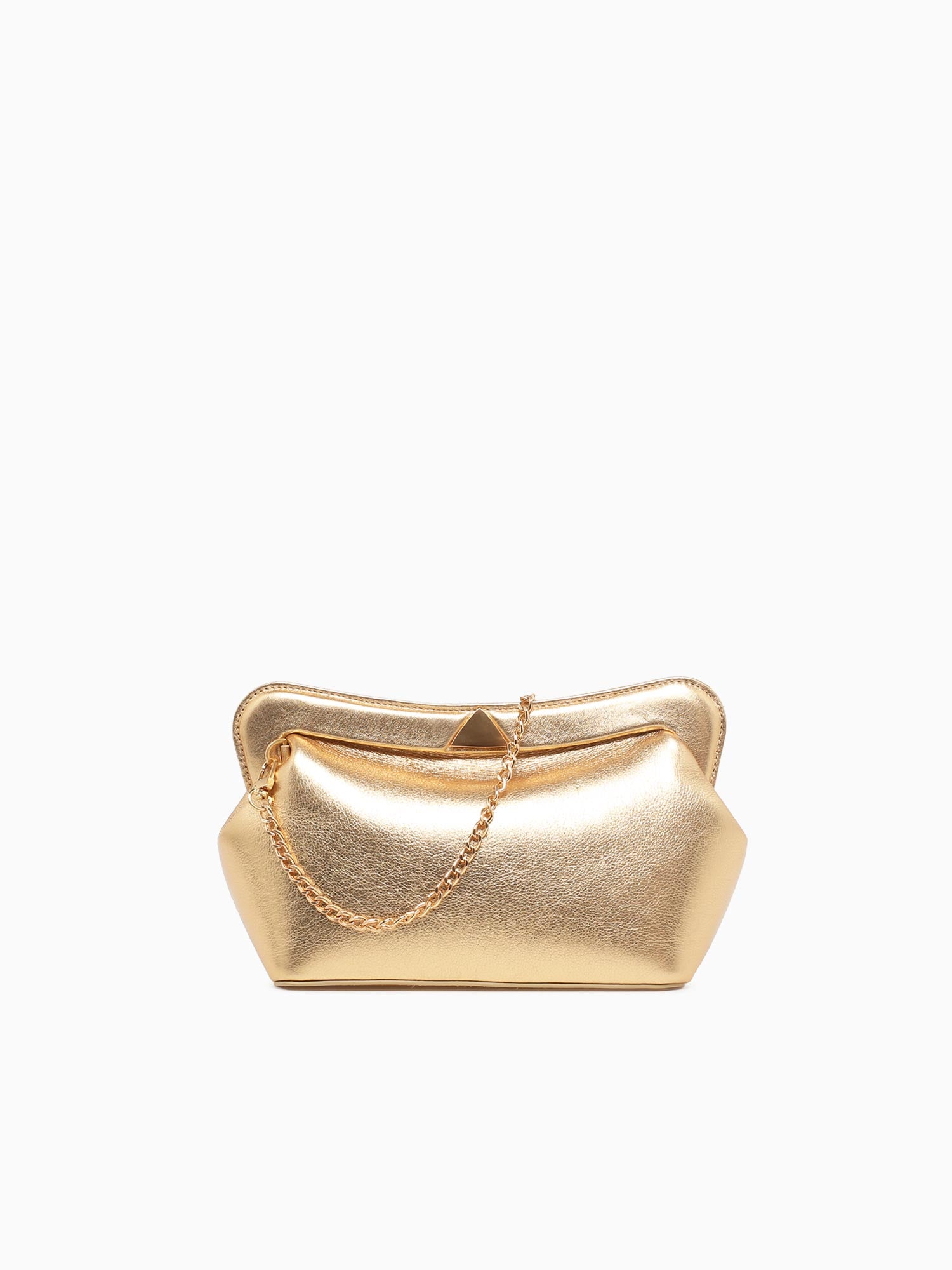 Riley Clutch Gold Gold