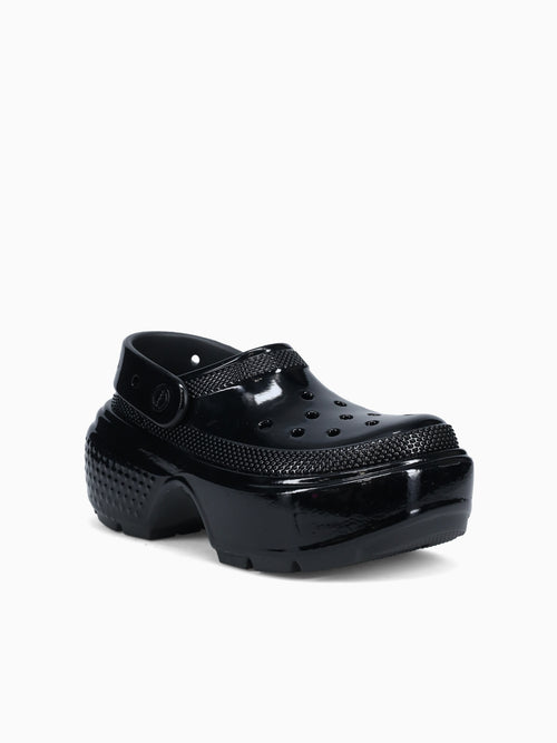 Stomp High Shine Clog Black Shine Black / 5 / M