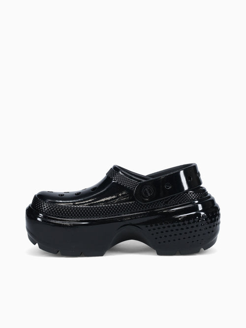 Stomp High Shine Clog Black Shine Black / 5 / M