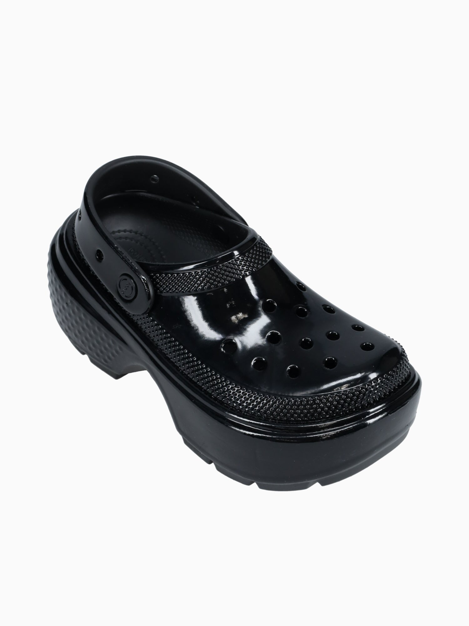 Stomp High Shine Clog Black Shine Black / 5 / M