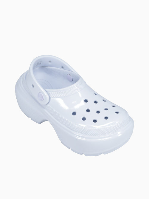 Stomp High Shine Clog Dreamscape Shine White / 5 / M