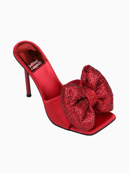 Bow Downj Red Satin Red / 5 / M