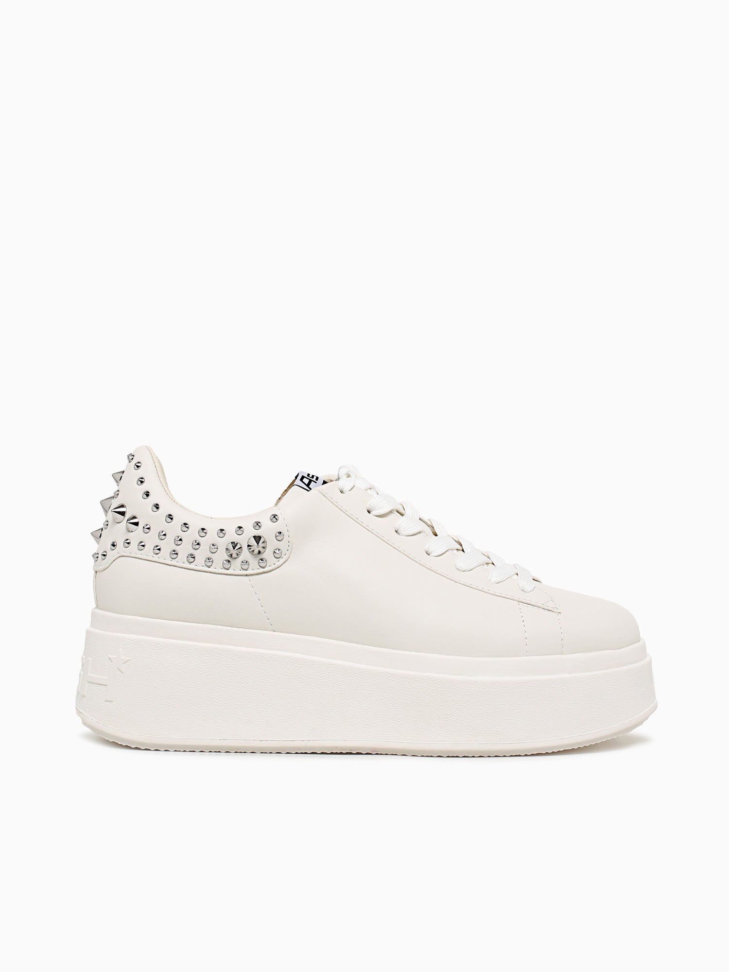 Moby Studs White Silver leather White / 36 / M