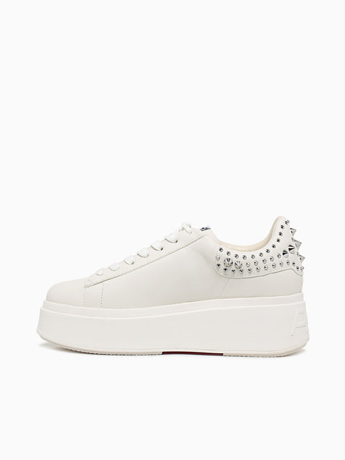 Moby Studs White Silver leather White / 36 / M